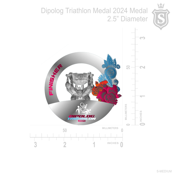 Dipolog Triathlon Medal 2024