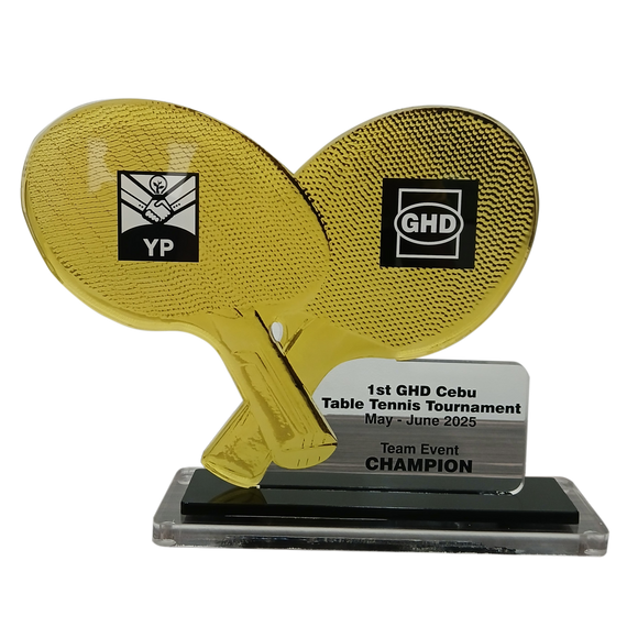 Table Tennis Tournament Plaque 2025