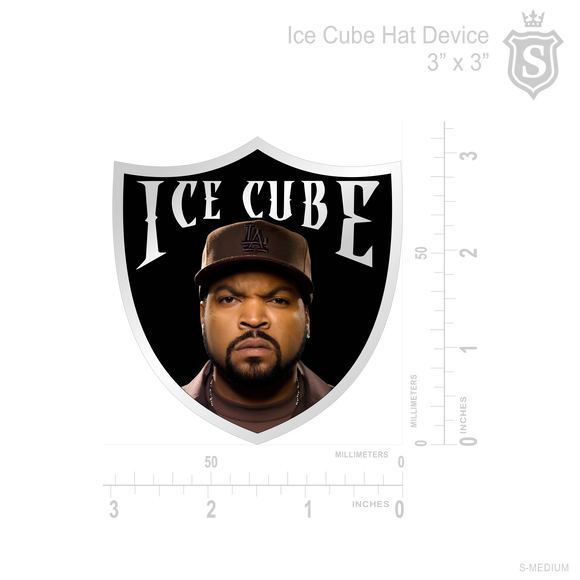 Ice Cube Hat Badge Cap Device