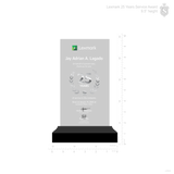 Lexmark 25 Years Service Plaque