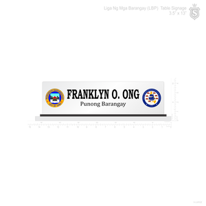LBP Acrylic Table Signage 2023
