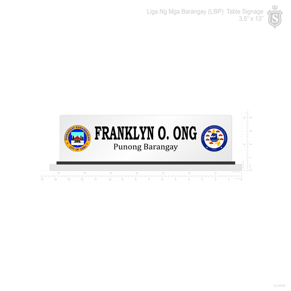 LBP Acrylic Table Signage 2023
