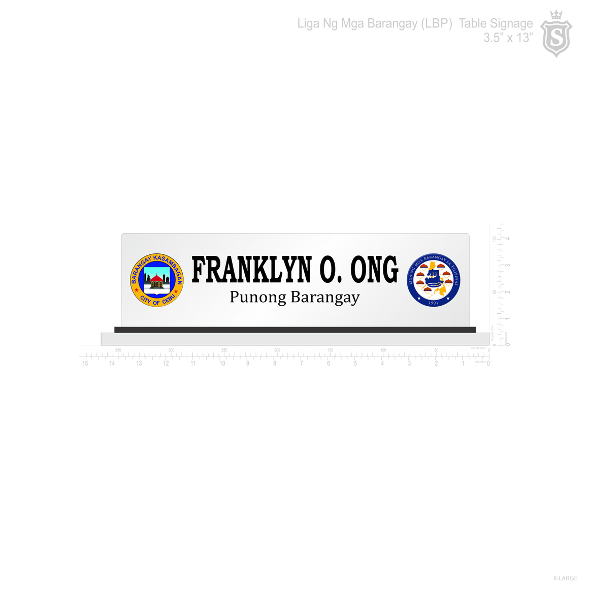 LBP Acrylic Table Signage 2023 – Suarez Arts