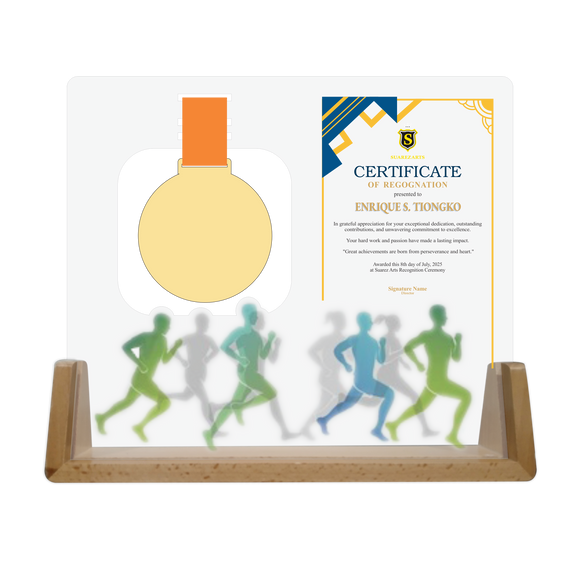 Lighted Medal Plaque