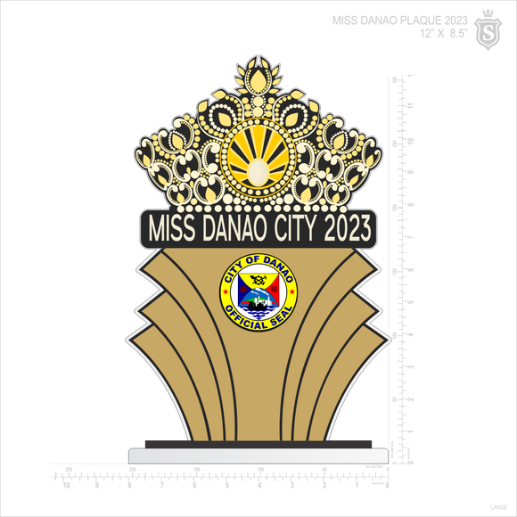 Miss Danao City 2023 Plaque