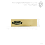 Premier Brass Nameplate