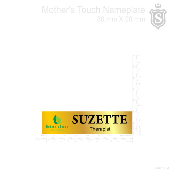 Mother's Touch Nameplate