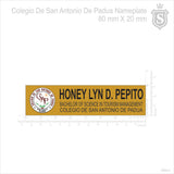 Colegio De San Antonio De Padua Nameplate - Bachelor of Science in Tourism Management