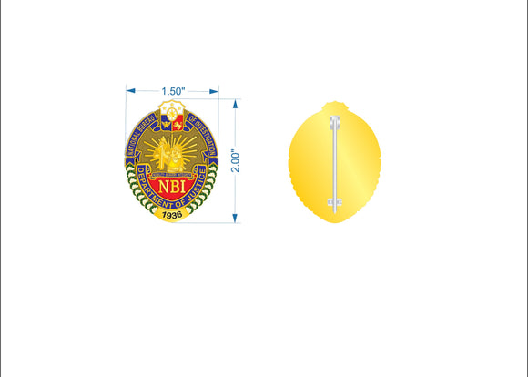 National Bureau Of Investigation (NBI) Badge