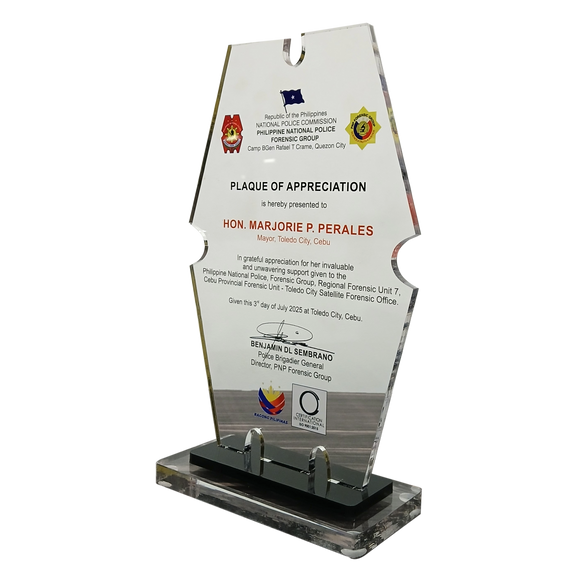 PNP Forensic Group Plaque 2025