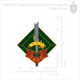 PNP ISOC (Internal Security Operation Course) Pin
