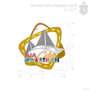 Cebu Marathon Medal 2025