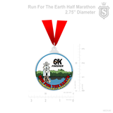 Run for the Earth Palompon Half Marathon Medal 2025