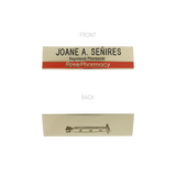 Rose Pharmacy Gold Matted Nameplate
