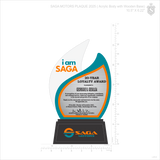 Saga Plaque - 20 Year Loyalty Award