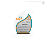 Saga Plaque - 20 Year Loyalty Award
