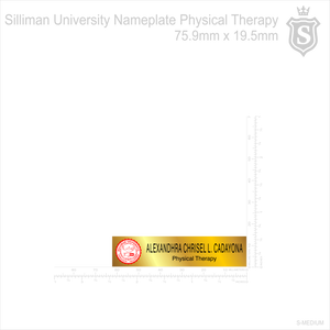 Silliman University Nameplate Dumaguete Philippines - Physical Therapy