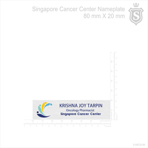 Singapore Cancer Center Nameplate