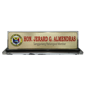 City of Danao Table Signage 2025