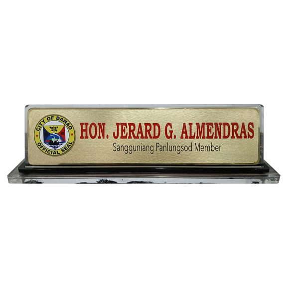City of Danao Table Signage 2025