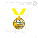 THE BIGGEST WEIGHT LOSER MEDAL