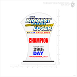 THE BIGGEST WEIGHT LOSER MEDAL