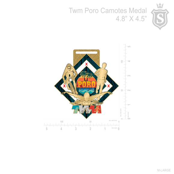 TWM Poro Camotes Finishers Medal 2025