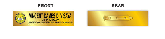 University of Southern Philippines Foundation (USPF) Nameplate -BS Pharmacy
