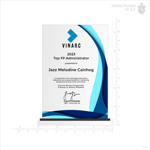 VINARC Plaque 2023