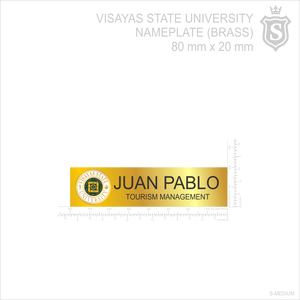Visayas State University Nameplate - Tourism Management