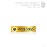 Visayas State University Nameplate - Tourism Management