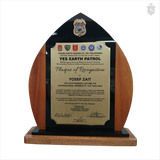 Yes Earth Patrol Plaque