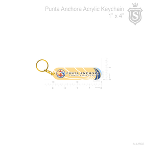 Punta Anchora Acrylic Keychain
