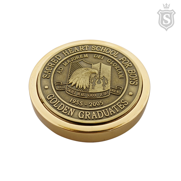 Sacred Heart School For Boys Paperweight- Golden Graduates