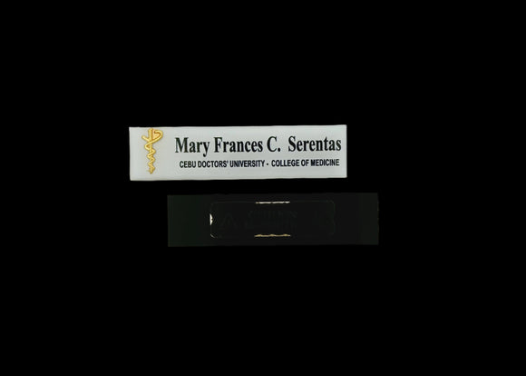 Cebu Doctor's University (CDU) Nameplate - College of Medicine