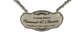 Urn Medallion Nameplate