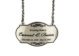 Urn Medallion Nameplate