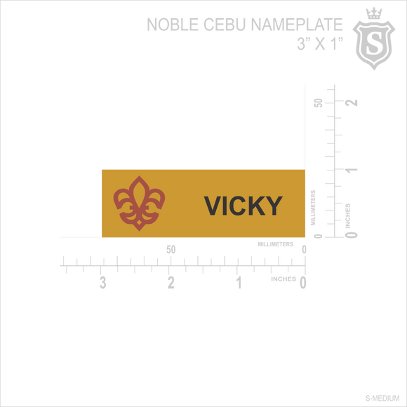 Noble Cebu Nameplate – Suarez Arts
