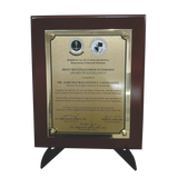 Perpetual Succour Hospital Wooden Plaque
