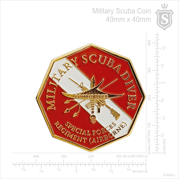 Military Scuba Diver Coin 2025