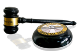Barangay Capitol Site Wooden Gavel and Sound Block 2025