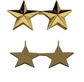 General Two (2) Star Pin