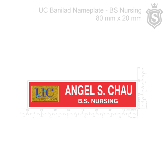 University Of Cebu (UC) Nameplate Banilad Campus - BS Nursing