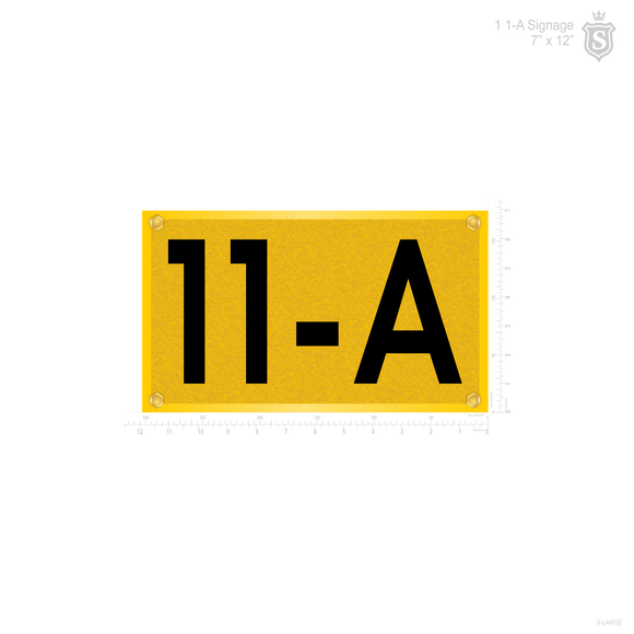 HOUSE NUMBER SIGNAGE
