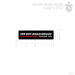 199 Off Road House Plate