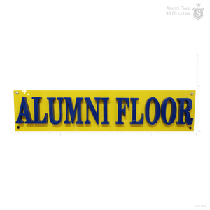 Built Up Acrylic Signage for Saint Joseph College Alumni Floor 48 inch