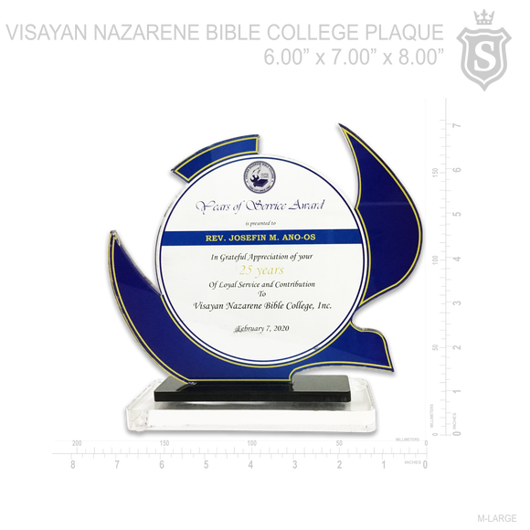 Visayan Nazarene Bible College Plaque