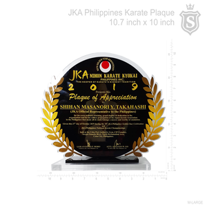 JKA Plaque 2019