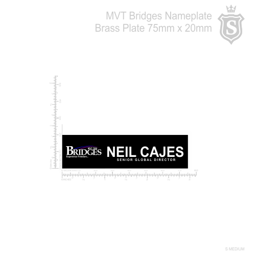 MVT Bridges Nameplate - Black