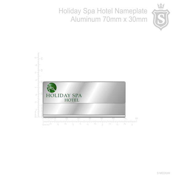 Holiday Spa Hotel Nameplate